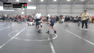 90 lbs Round 2 (6 Team) - Elliott Stroh, Neighborhood Wrestling vs Logan Wyper, Perrysburg WC