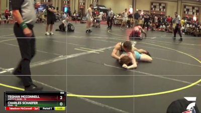 155 lbs Round 1 (6 Team) - Teghan McConnell, Smitty`s Barn vs Charles Schaefer, SOHK