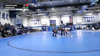 190 lbs Cons. Semi - Antoine Pitts, Thomasville HS vs Harrison McRae, Lewisburg