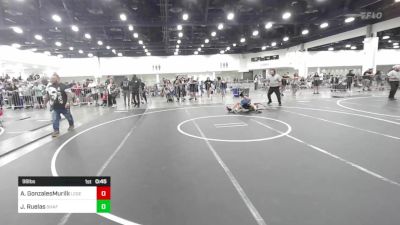 98 lbs Consi Of 8 #2 - Alexander GonzalesMurillo, Legends Of Gold LV vs Josiah Ruelas, Shafter Youth Wrestling