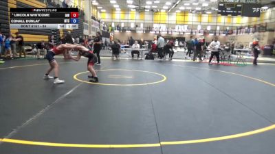 100 lbs 1st Place Match - Lincoln Whitcome, Immortal Athletics WC vs Conall Dunlay, McDominate Training Center