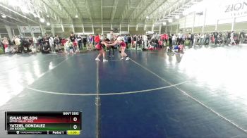 135 lbs Champ. Round 2 - Yatziel Gonzalez, 208 Badgers vs Isaias Nelson, Upper Valley Aces