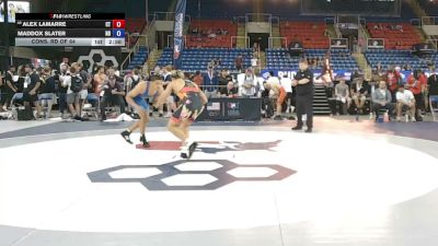165 lbs Cons. Rd Of 64 - Alex Lamarre, Connecticut vs Maddox Slater, North Dakota