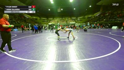 106 lbs 3rd Place - Tyler Sweet, Clovis North vs Aiden Talavera, Reedley