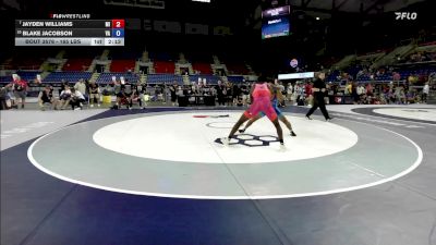 165 lbs Cons. Quarters - JayDen Williams, MI vs Blake Jacobson, VA
