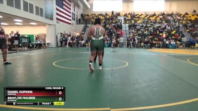 285 lbs Cons. Round 4 - Braylon Maurer, GLENOAK vs Daniel Hopkins, NORTON