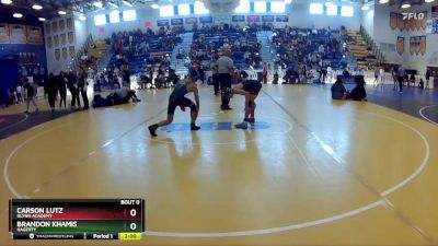 120 Blue Round 4 - Brandon Khamis, Hagerty vs Carson Lutz, Glynn Academy