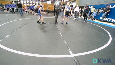 67 lbs Consi Of 8 #2 - Camden Cloyd, Noble Takedown Club vs Leland Beasley, Harrah Little League Wrestling