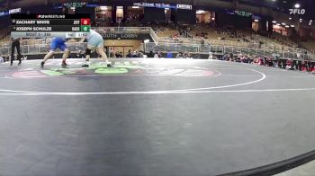 285 lbs Champ. Round 2 - Zachary White, Jefferson vs Joseph Schulze, Camden County