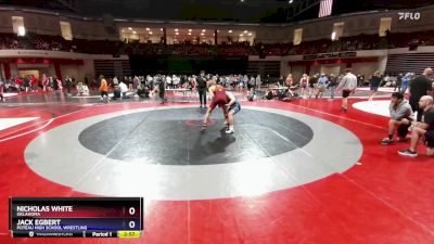 150 lbs Cons. Round 5 - Nicholas White, Oklahoma vs Jack Egbert, Poteau High School Wrestling