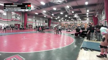 100 lbs Cons. Round 7 - Sienna Romero, Corona vs Reynalyn Geronimo, Paloma Valley