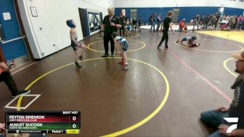 62 lbs Quarterfinal - August Guccion, North Big Horn Rams vs Peyton Simenson, Cody Wrestling Club