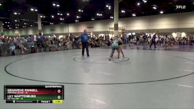 135 lbs Quarterfinals (8 Team) - Lily Whittenburg, STL YELLOW vs Genavieve Pannell, Montana Silver