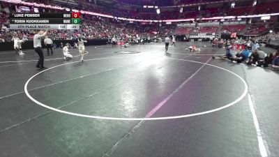165 lbs 5th Place Match - Luke Pember, Menomonie vs Torin Kuokkanen, Waukesha West