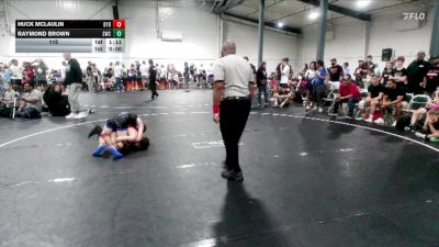 115 lbs Round 2 (6 Team) - Raymond Brown, Storm Wrestling Center vs Huck McLaulin, Backyard Brawlers