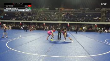 Round 5 - Adaline Shimek, Cresco Youth Wrestling Club vs Lily Jones, La Crosse Area Wrestling (law)