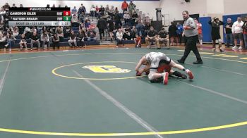 121 lbs Round Of 16 - Cameron Eiler, Fort Cherry vs Kayden Braun, Freedom