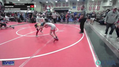 64 lbs Consi Of 8 #2 - Cole Ryon, Broken Arrow Wrestling Club vs Caleb Johannesen, Collinsville Cardinal Youth Wrestling