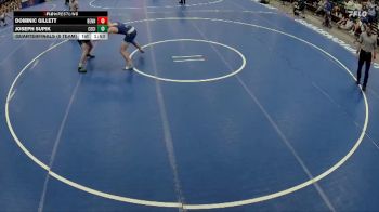 157 lbs Quarterfinals (8 Team) - Joseph Supik, Central City vs Dominic Gillett, Bennington