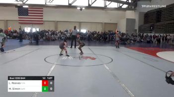 49 lbs Prelims - Liam Reeves, TYW ES vs Marcelo Simon, GA Justice Escape ES