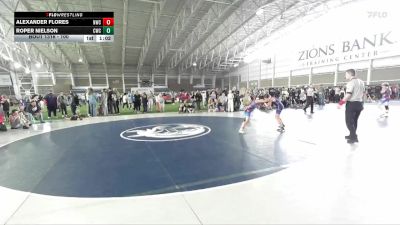 100 lbs Cons. Round 3 - Roper Nielson, Champions Wrestling Club vs Alexander Flores, Northside Wrestling Club