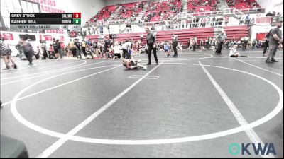 58 lbs Quarterfinal - Grey Stuck, Carl Albert vs Kashen Bell, Division Bell Wrestling