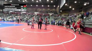 78 lbs Round 2 - Penelope Ballard, Berryville Youth Wrestling Club vs Paityn Wallace, Beebe Badgers Wrestling Club