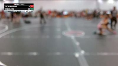 67 lbs Round 3 (4 Team) - Andy Davis, LaFayette Wrestling vs Zayne Wieneke, Freedom Elite