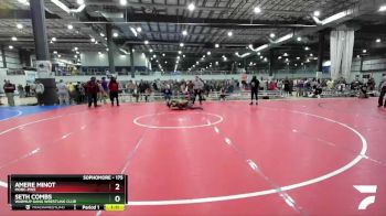 175 lbs 3rd Place Match - Amere Minot, MOBC-PWE vs Seth Combs, Warmup Gang Wrestling Club