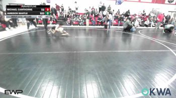 49 lbs Quarterfinal - Michael Cawthorne, Tiger Trained Wrestling vs Jameson Mantle, Wagoner Takedown Club