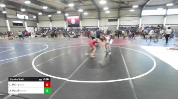 132 lbs Consi Of 8 #1 - Landon Parry, War W.c. vs Jamon Hatch, Snowflake Lobos