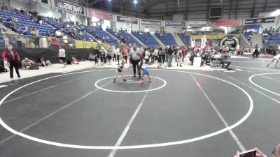 40 lbs Semifinal - Kira Richard, Matpac Wrestling ND vs Brielle Cablay, Pounders WC