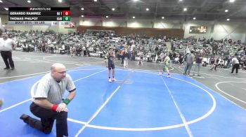 98 lbs Round Of 16 - Gerardo Ramirez, No Team vs Thomas Philpot, Gladiator WC