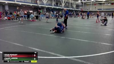 88 lbs Finals (2 Team) - Titus Feagley, Rampage vs Chase Larson, M2TCNJ