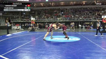 285 lbs Quarterfinal - Dorian Crosby, Gannon vs Tyler Doyle, Colorado Mesa