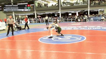 4 - 150 lbs Champ. Round 1 - Benjamin Owens, Hanover vs Caleb Nicholson, Loudoun Valley