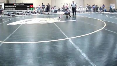 69 lbs Round Of 32 - Brady Garcia, Mantanona TC vs Aamir Jones, Threshold WC