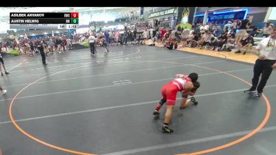 120 lbs Cons. Round 8 - Asilbek Anvarov, Unattached vs Austin Helwig, Unattached