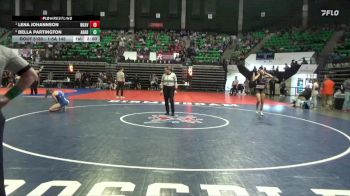 1-5A 145 1st Place Match - Lena Johannson, Weaver vs Bella Partington, Arab