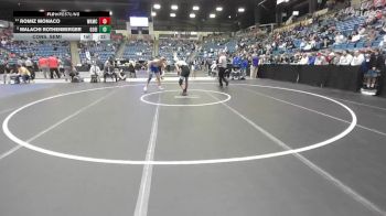 144 lbs Cons. Semi - Malachi Rothenberger, Goddard-Eisenhower vs Romiz Monaco, Wichita-Kapaun Mt. Carmel
