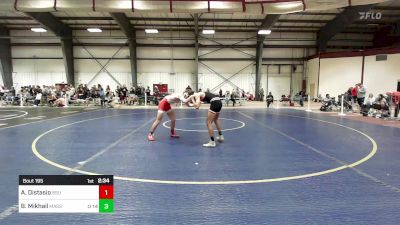 125 lbs Consi Of 16 #2 - Adam Distasio, Bridgewater vs Bavly Mikhail, Massachusetts