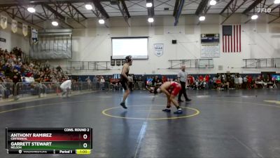 157 lbs Cons. Round 2 - Anthony Ramirez, Centennial vs Garrett Stewart, Nelson