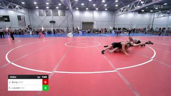 145 lbs Round Of 16 - Joey Burg, Akron vs Eddie Lavoie, Fisheye