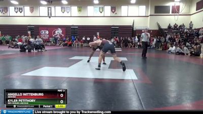 160 lbs Round 1 - Kyler Petithory, Des Moines Lincoln vs Angello Wittenburg, Denver