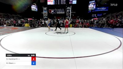 126 lbs Rnd Of 128 - Sawyer Hackbarth, OK vs Rafael Otero, VA