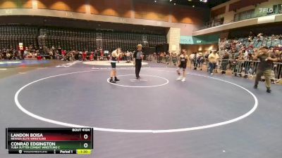 129-131 lbs Round 2 - Landon Boisa, Nevada Elite Wrestling vs Conrad Edgington, Yuba Sutter Combat Wrestling C