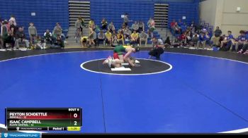 106 lbs Semis & 1st Wrestleback (8 Team) - Peyton Schoettle, Roncalli vs Isaac Campbell, Floyd Central