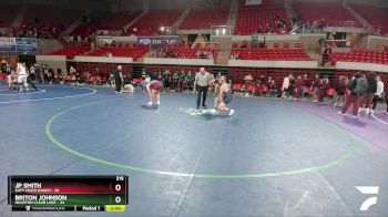 215 lbs Placement (4 Team) - Briton Johnson, Houston Clear Lake vs JP Smith, Katy Cinco Ranch