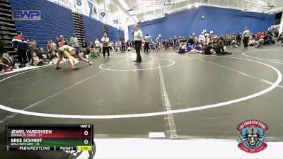 105 lbs Placement (4 Team) - Jewel Vardsveen, Queens Of Chaos vs Bree Schmidt, Girls With Grit