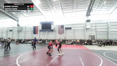 144 lbs Quarterfinal - Gabriel Salinas, 208 Spartans vs Weston Harris, Silverback WC
